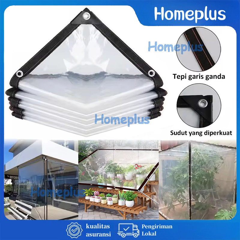 Terpal Plastik Bening /Plastik UV Green House / Terpal Plastik Bening Tebal Transparan
