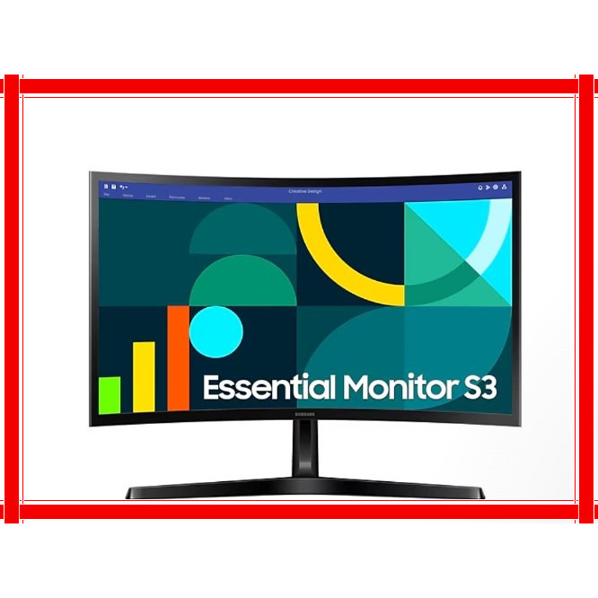 Monitor Samsung LS24D366GAEXXD Curved 24 Inch Full HD 100Hz VA Panel - Layar Lengkung 1800R