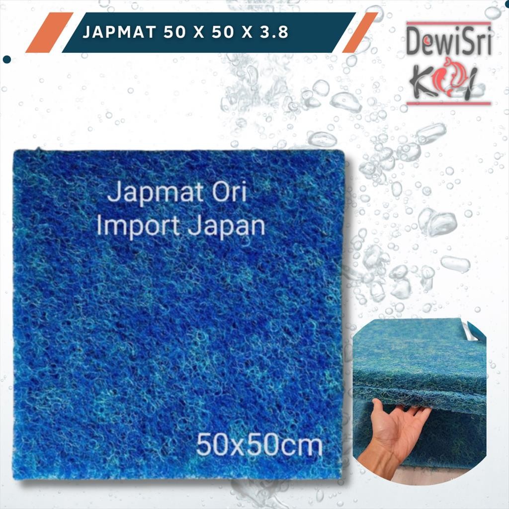 Japan Filter Mat Japmat 50x50x3.8 Cm Media Filter Kolam Ikan Aquarium kolam koi