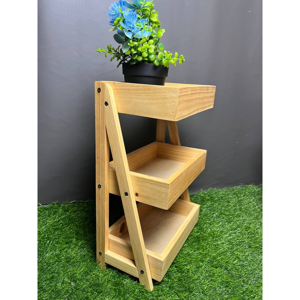 Rak Tempat Bawang / Rak Bumbu / Rak Telur 3 Susun