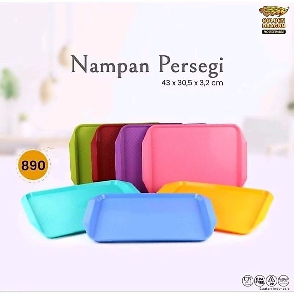 Nampan Golden Dragon Original  - Nampan Plastik  - Golden Dragon 890