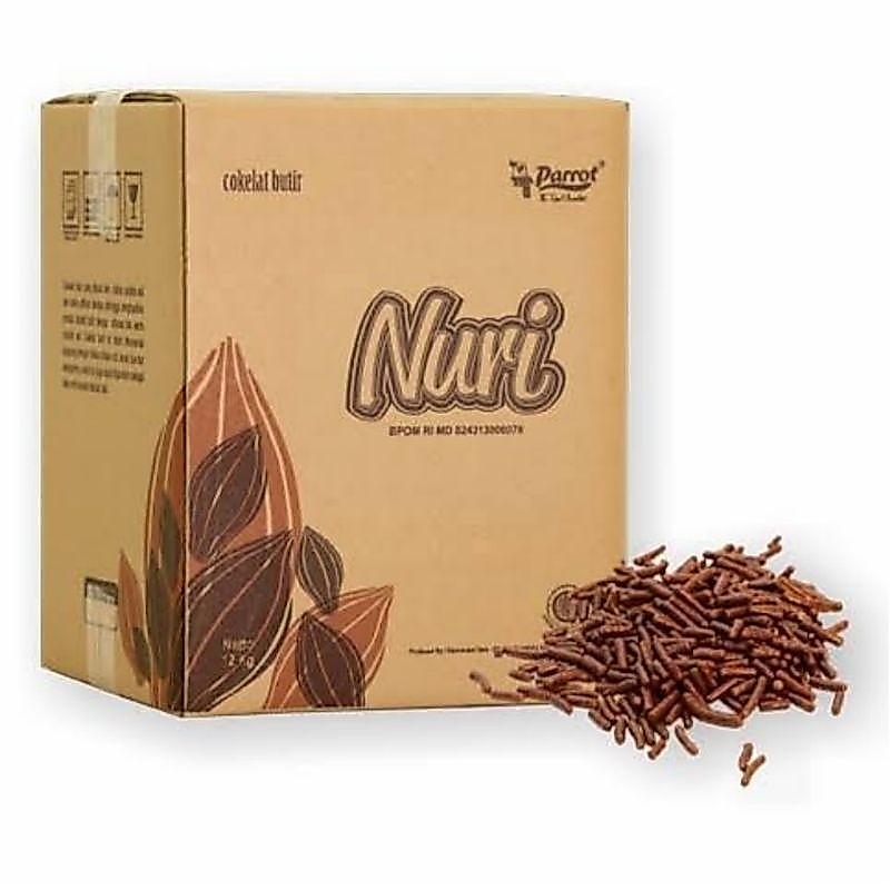 Mese Nuri Coklat - Meises Chocolate Nuri - Sprinkle - Topping Donat - Mesis Butir - Mesis Ekonomis