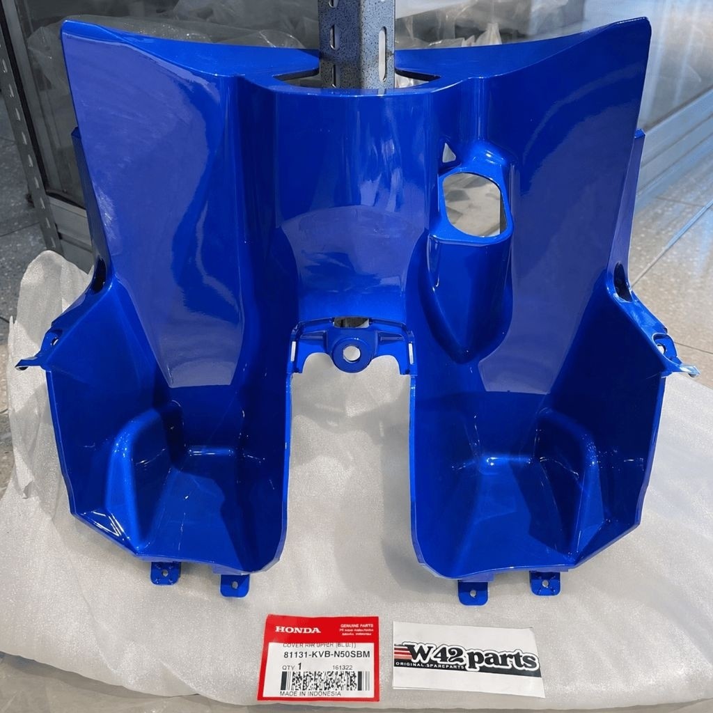 COVER INNER DASHBOARD RAK LACI KONTAK VARIO TECHNO 110 KARBU CBS NON CBS BIRU METALIK ORIGINAL AHM 8