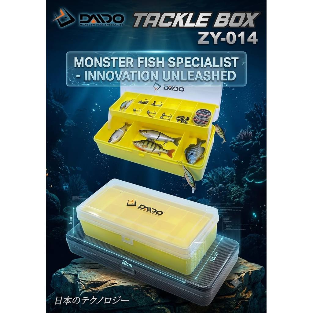 KOTAK DAIDO ZY 014 KOTAK KAIL SUSUN | BOX DAIDO