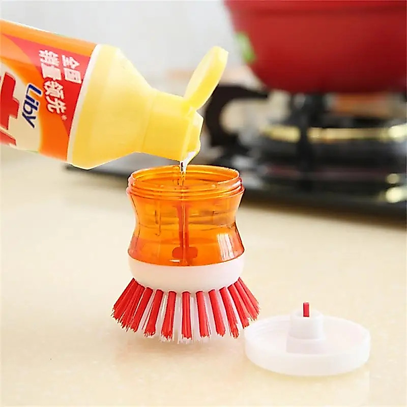 MH - SIKAT MINI PANCI 2IN1 - MINI BRUSH - SIKAT MINI DENGAN TEMPAT SABUN