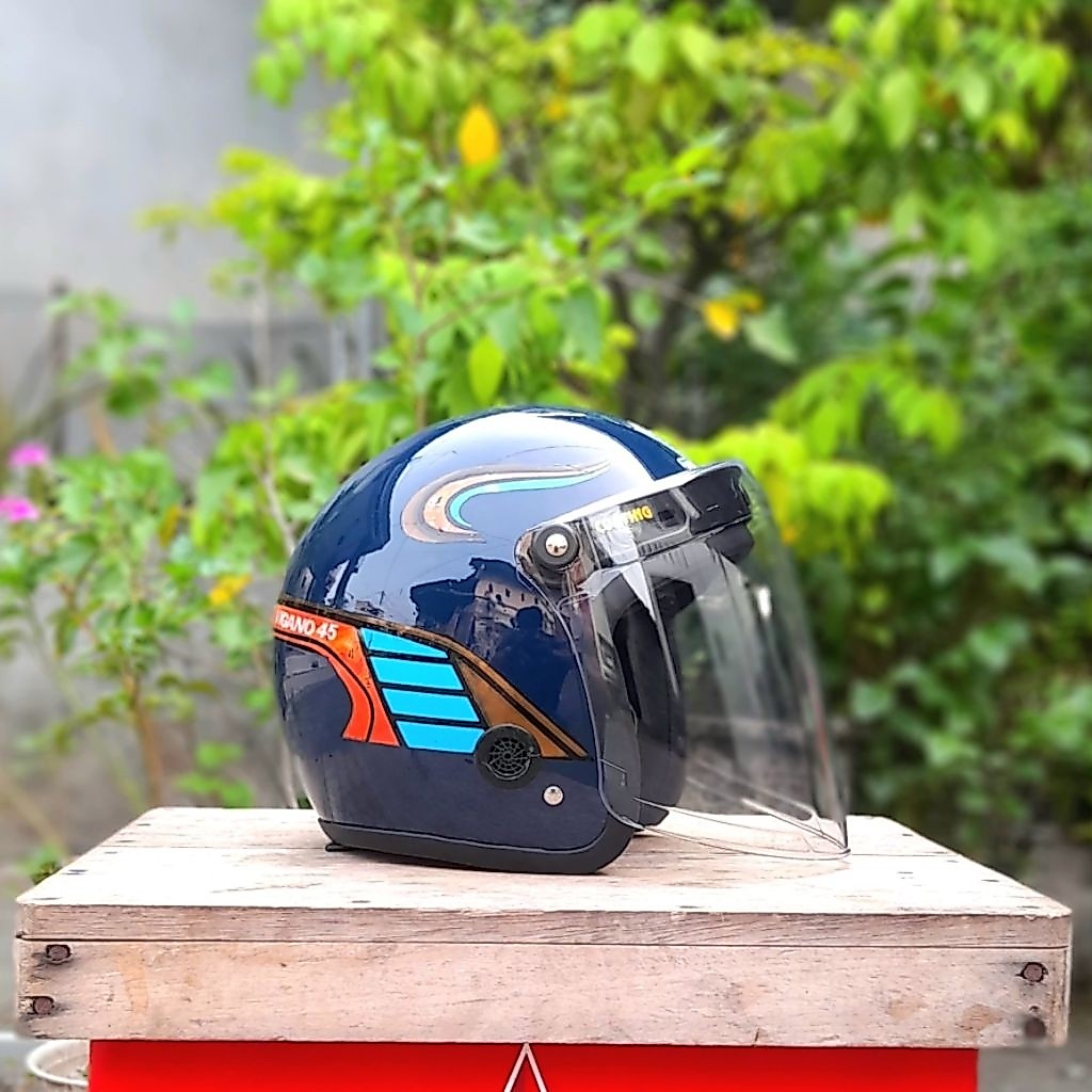 helm vigano | vigano 45 | helm jadul | helm murah