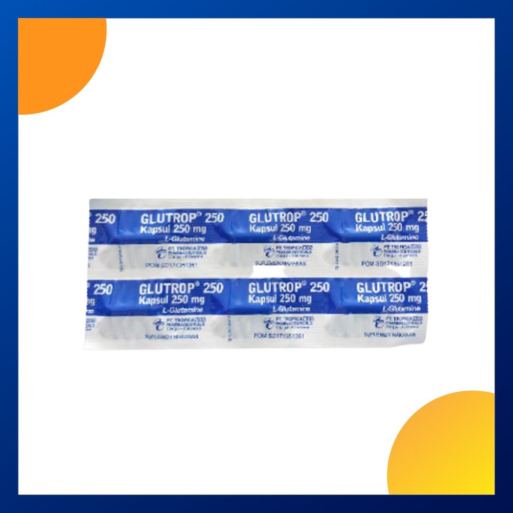 Glutrop 250 Mg Strip 6 Kapsul