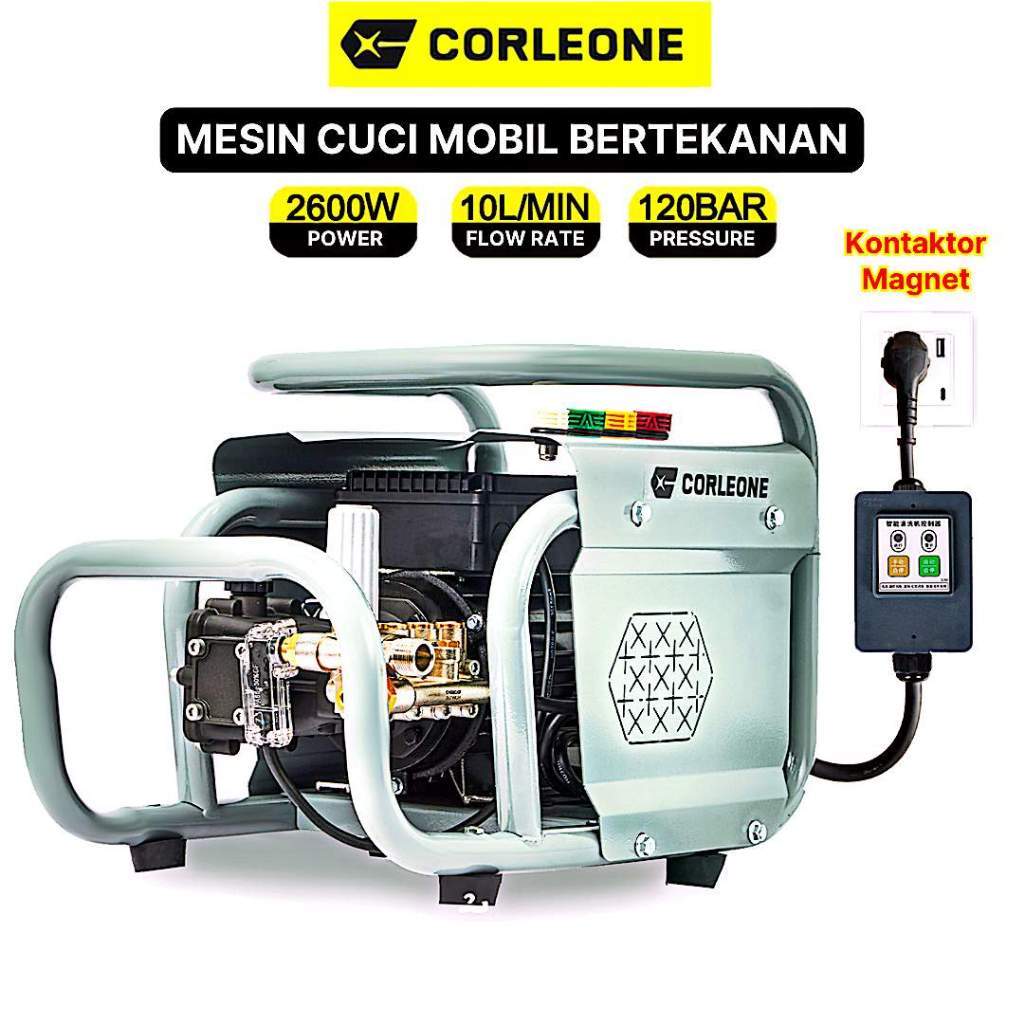 ID [Starter terintegrasi untuk tingkatkan daya tahan mesin] Motor induksi Corleone G500 MAX 2600W-12