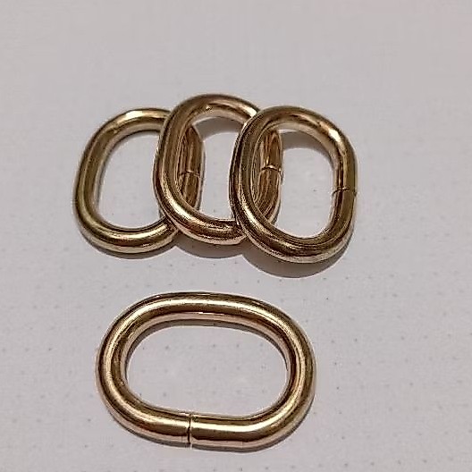 Ring oval tali tas/ ring oval tas mas muda