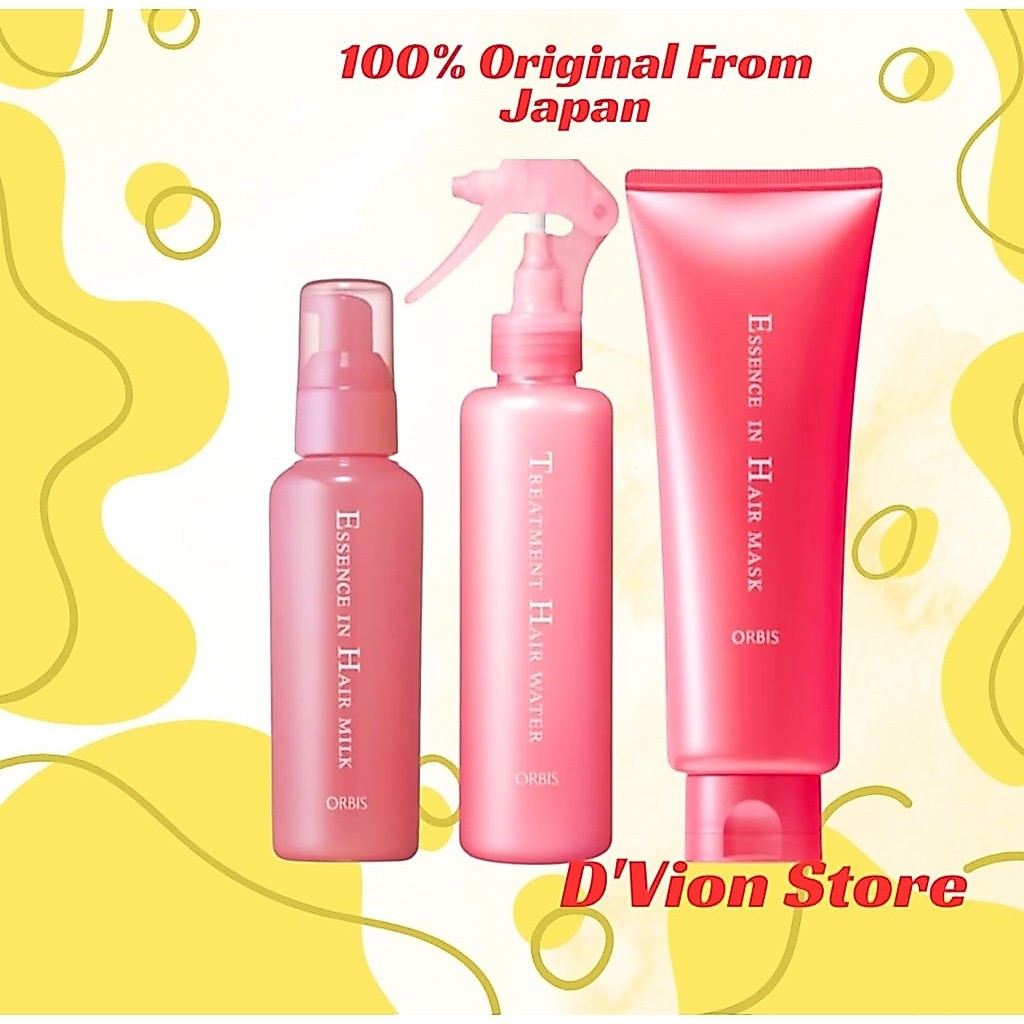 Orbis Hair Essence Milk | Orbis Hair Mask | Orbis Hair Water | Original Jepang