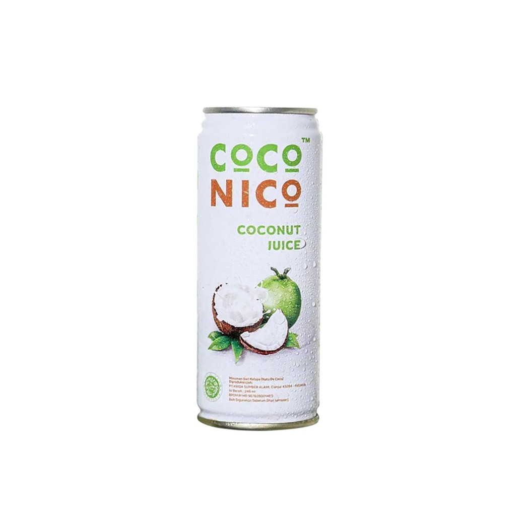 Coco Nico Minuman Jus Air Kelapa Regular 245 ml