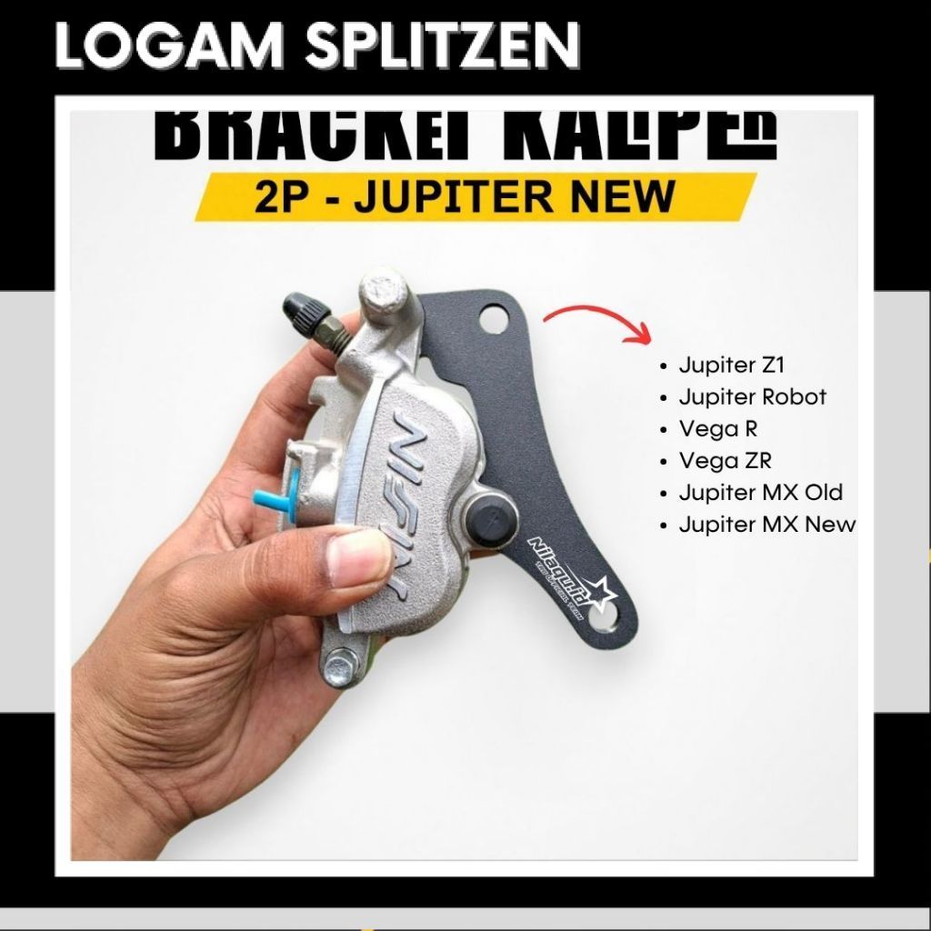 Bracket Kaliper 2P Piringan Cakram 260 300 mm Braket Cakram Kaliper Jupiter New Z1 Jupiter Robot Veg