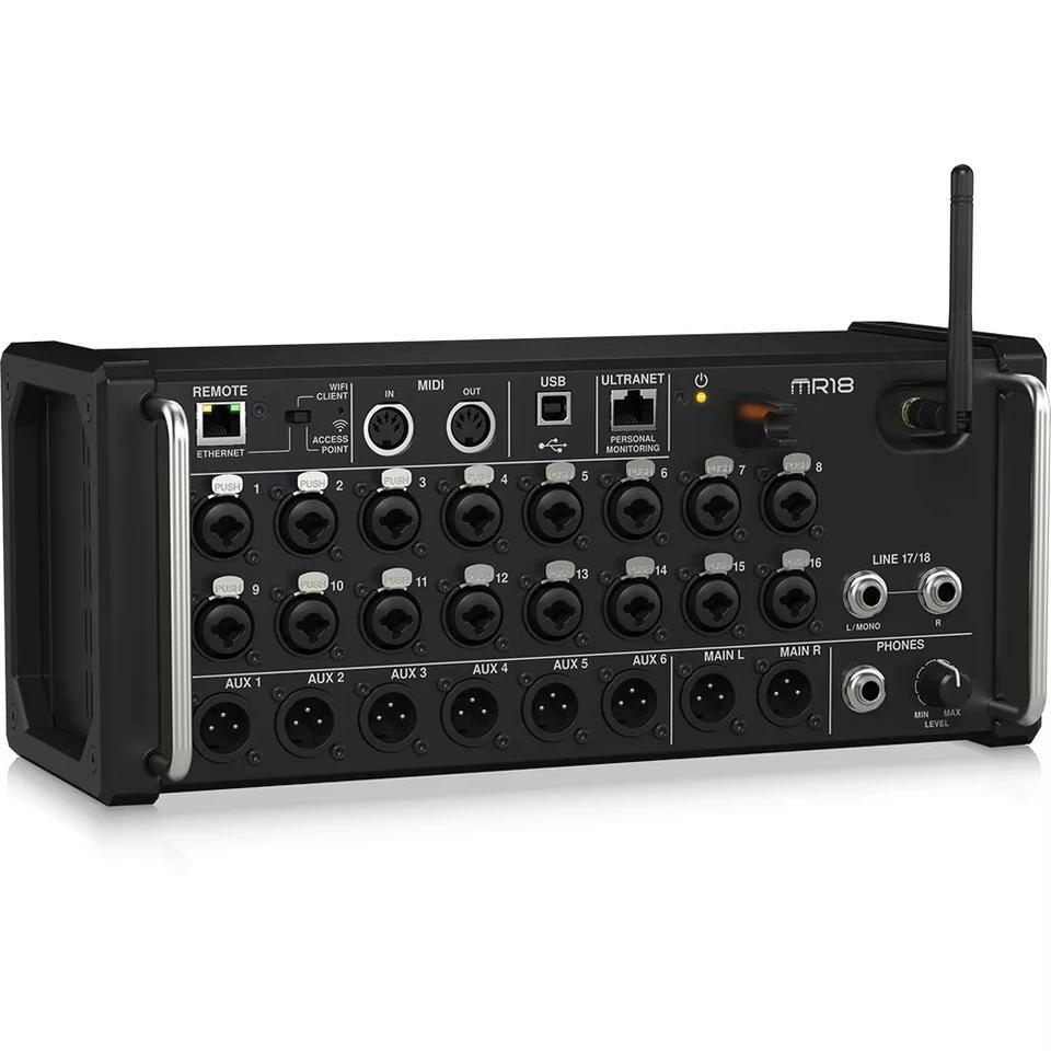 Paulkitson Mr18 Rack Mounted Digital Mixer Studio Recording Console Suitable For Ipad/Android Tablet