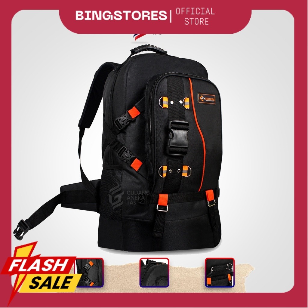 AnekaTas Tas Ransel Pria Carrier SUPER JUMBO Original  Ransel Piknik Tas Punggung Tas Mudik CVGA