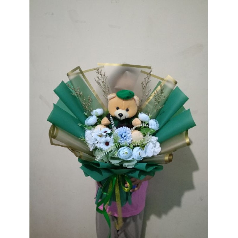 Buket boneka TNI