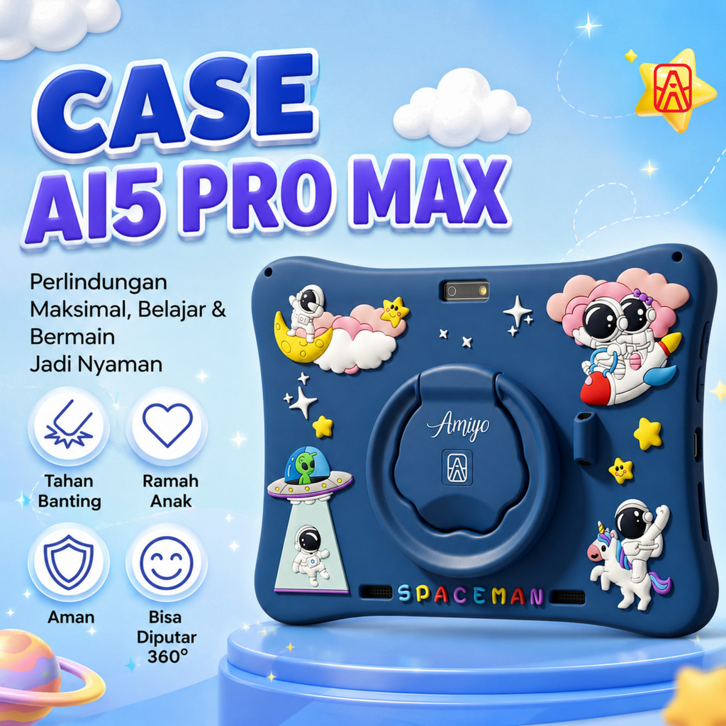 AMIYO - Softcase A15 PRO MAX Pelindung Tablet Bahan FOODGRADES