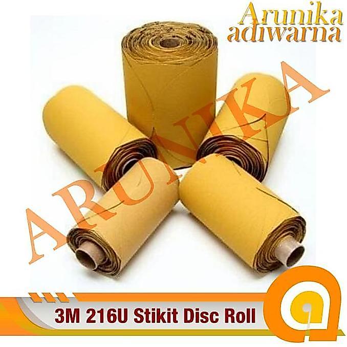 // 3M 216U STIKIT DISC ROLL 5" #180 (175 DISC) //