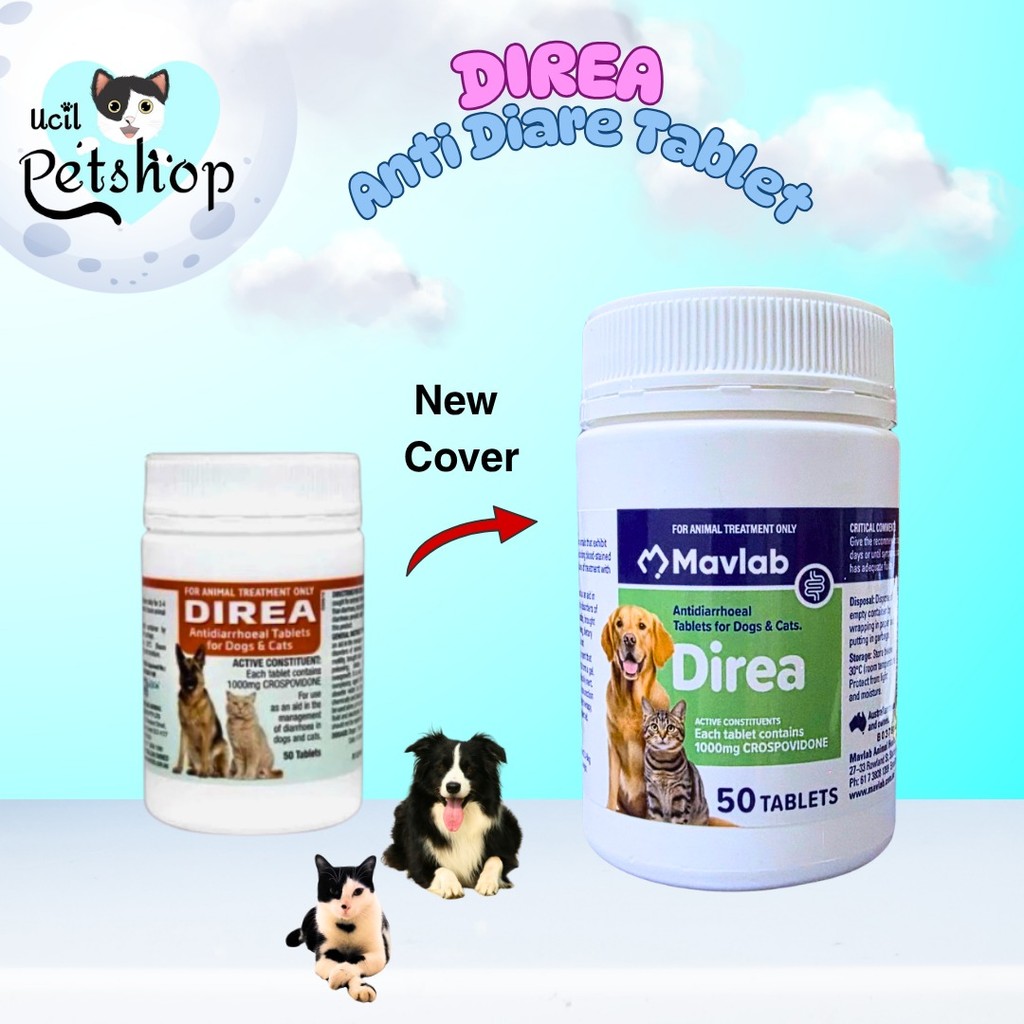 Direa Obat Anti Diare Kucing Anjing (1 Tablet)
