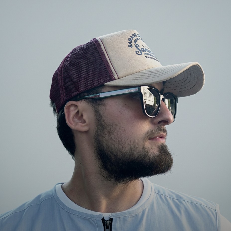 SAMASE B001 Trucker Cap Suede | Topi Trucker