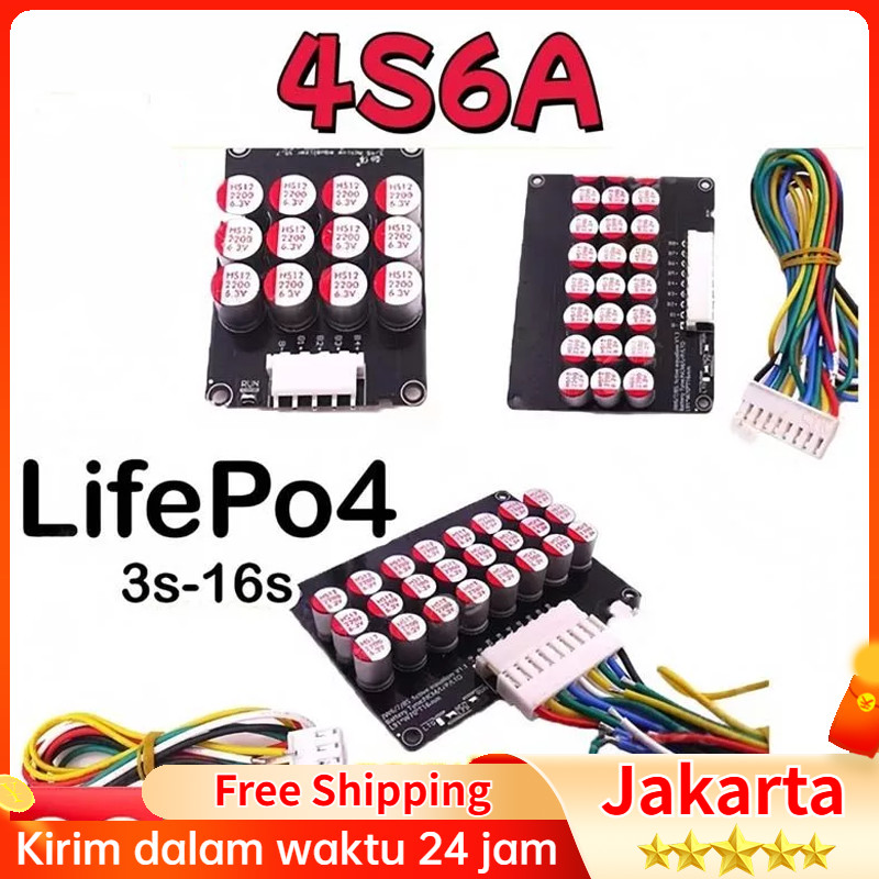 Active Balancer 4S 3S 8S Lifepo4 dan Lithium ion 5.5 A Lifepo4 3S 4S 7S 8S 15S 16S Active Balancer L