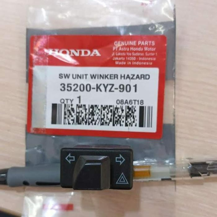 Tombol Saklar Sen / Sein + Hazard HONDA Kiri (KYZ) | Saklar Hazard Beat eSP, Scoopy, Vario LED 110/1