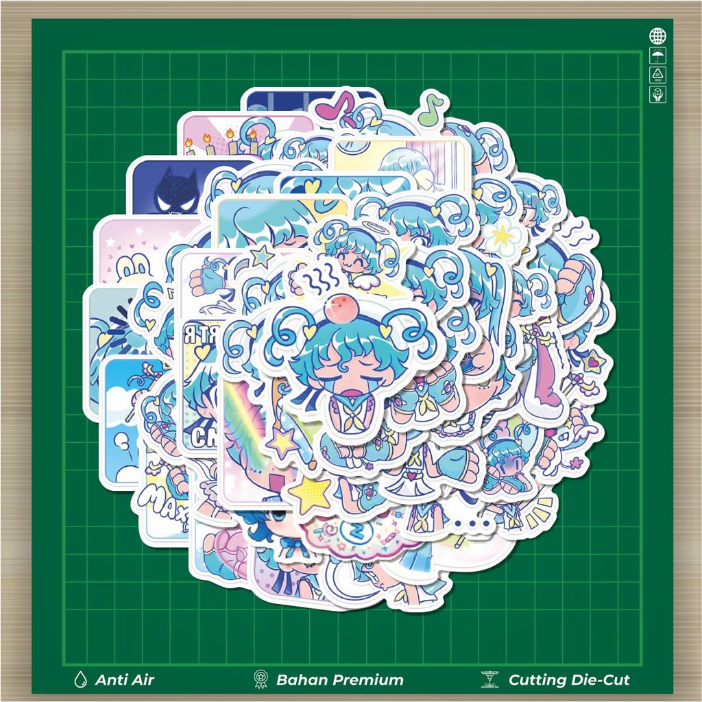 

HOT 50 PCS Stiker Kartun Funny Cuty Numico Stiker Fashion Cars Decal Dingin Kartu Album Custom Vinyl Anti Air- Sticker Aesthetic Buku Journal Koper Casing HP Tablet Laptop Helm Motor Botol Minum