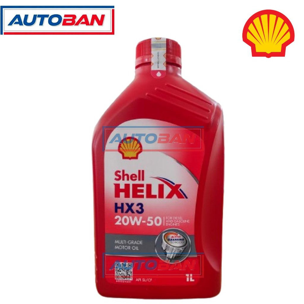 OLI SHELL HELIX HX3 20W-50 1 LITER ORIGINAL