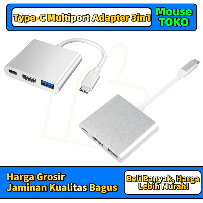 [TOKO_MOUSE] type c to usb hub/TYPE -C TO HDMI  ADAPTER/TYPE-C To HDMI Converter Adapter For MacBook