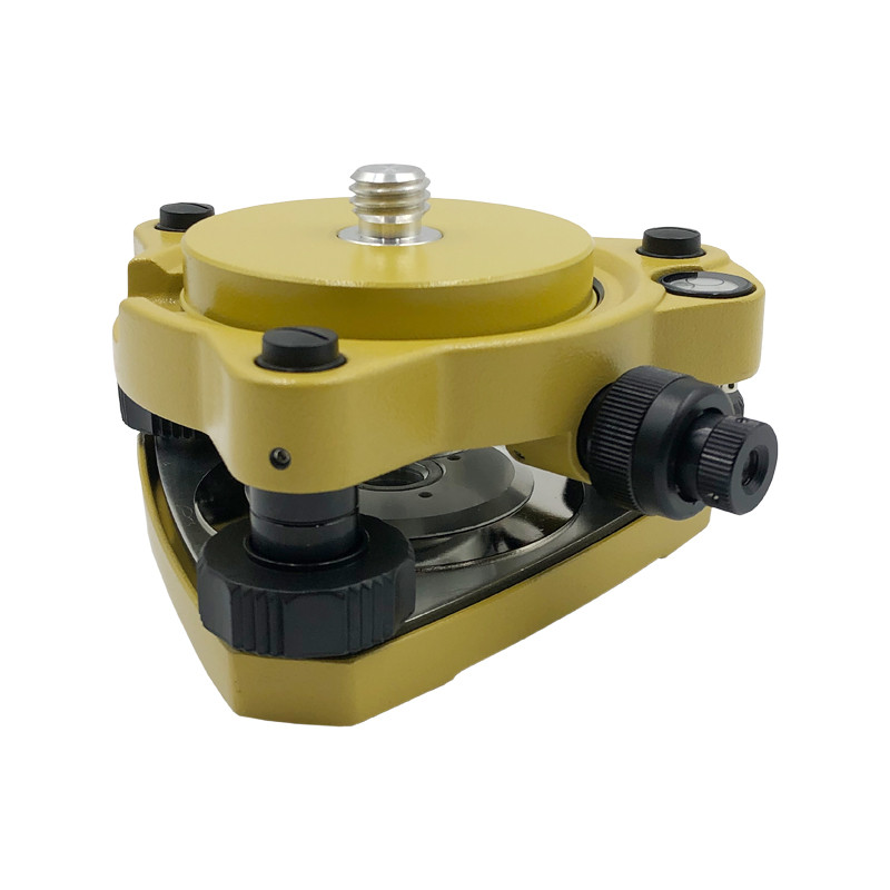 

YELLOW TRIBRACH WITH OPTICAL PLUMMET FIXED ADAPTER WITH 5/8X11 THREAD FOR TOTAL STATION GNSS TRIMBLE WHOLE SET