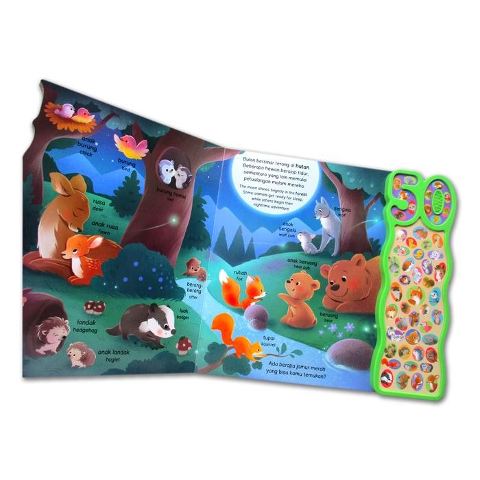 

50 Sounds Hewan Sound Board Book (Bahasa Indonesia & English)