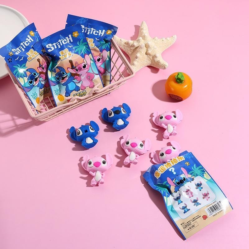 

RNL-W BLIND BAG ERASER Stich Character stationery anak sekolah karakter cartoon penghapus mainan atk alat tulis hadiah koleksi