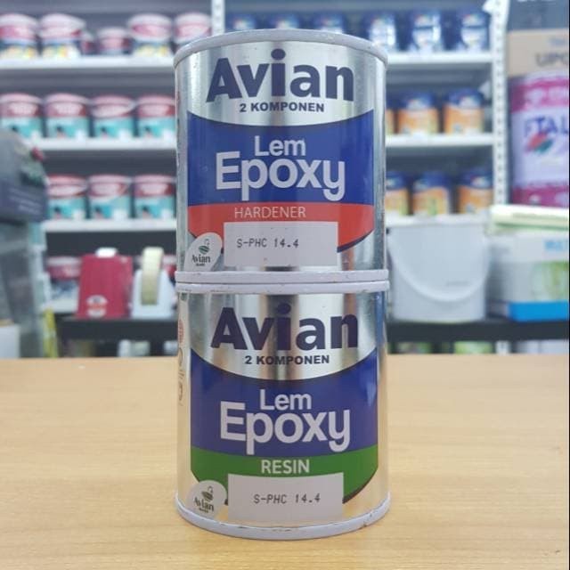 New Lem epoxy avian 2 komponen/AVIAN LEM EPOXY RESIN + HARDENERPremium