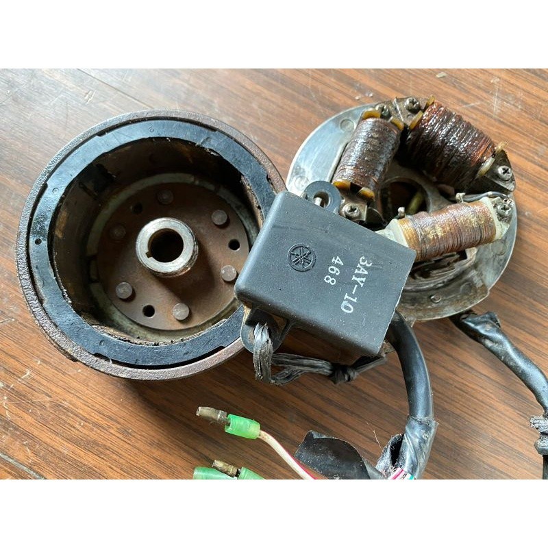 pengapian set sigma magnet spul cdi yamaha alfa champ original ori engkel dobeloriginal copotan mont