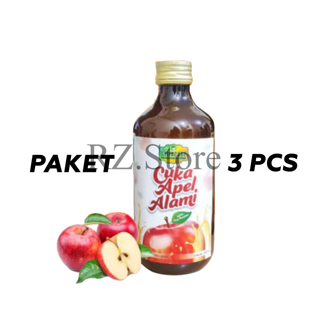 

3 PCS Cuka Apel Alami Syifacare 330 ml – Apple Cider Vinegar 100% Sari Apel Murni