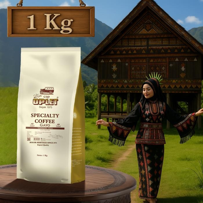 

[PROMO!!!] KOPI OPLET SPECIALTY COFFEE - ACEH GAYO - 1kg - Biji Matang