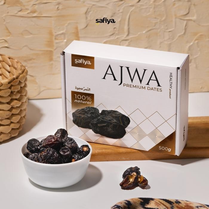 

SALE Kurma Ajwa 1 Kg Super Premium Kurma Favorit Nabi | Asli Madinah Original Oleh-Oleh Haji dan Umroh - 1 kg (box)TERLARIS