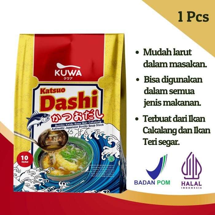 

KUWA Kaldu Ikan Katsuo Dashi 50gr Kaldu Sup Rasa Cakalang