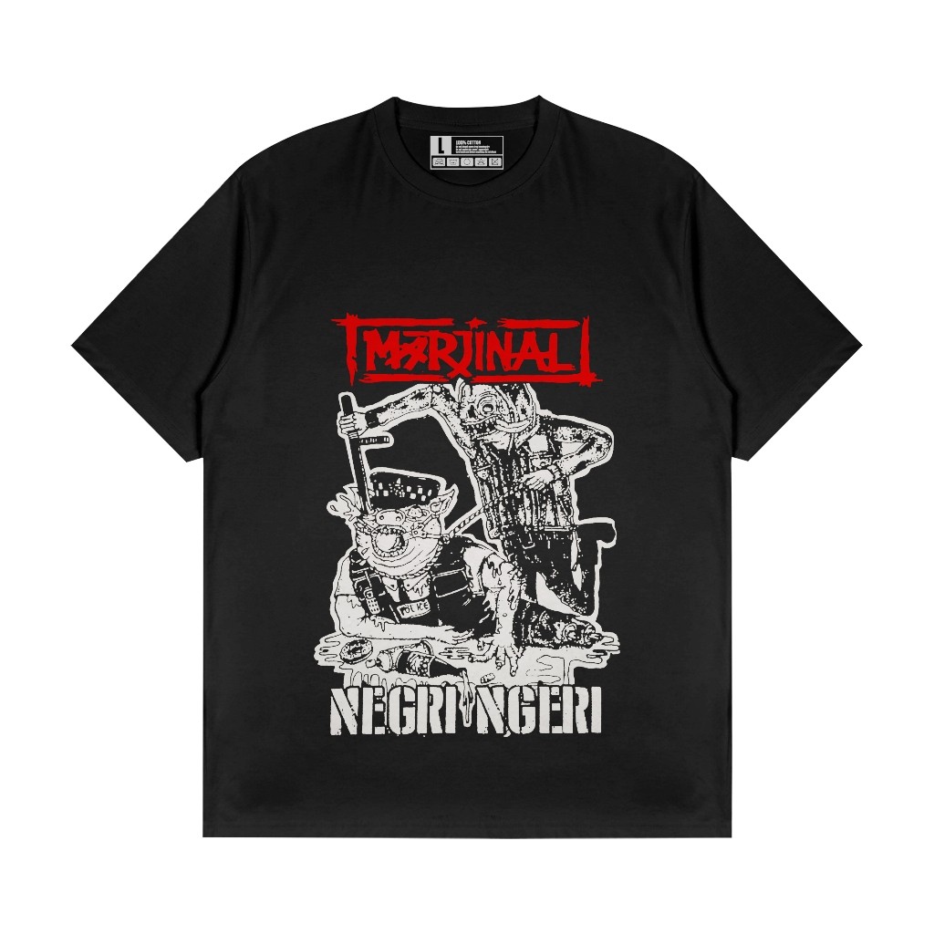 kaos marjinal negeri negeri / kaos band punk marjinal / kaos band / kaos distro metal terlaris