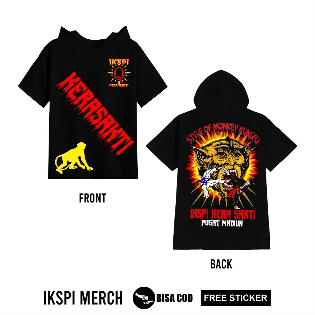 Ts-HOODIE IKSPI IKSPI STYLE OF MONKEY KUNGFU IKSPI KERA SAKTI PUSAT MADIUN TS HOODIE IKSPI TERBARU -