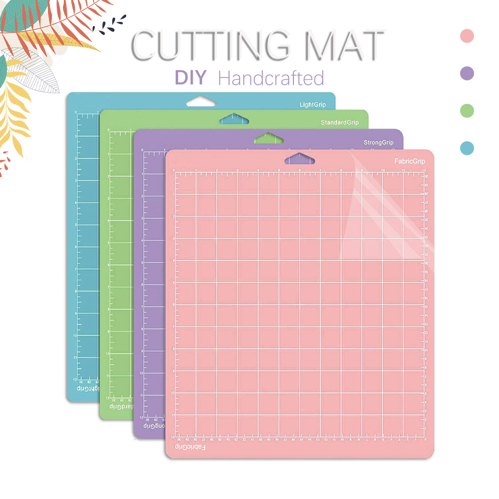 

3/4Pcs 12*12‘’Portable Replacement Cameo Silhouette Cutting Mat For Cricut Adhesive Pvc Cutting Mats For Crafts Sewing