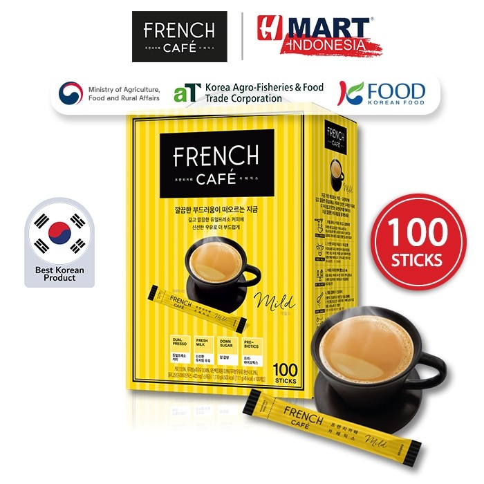 

NAMYANG FRENCH CAFE Coffee Mix Mild - Kopi Instan Rasa Ringan 100 Sticks