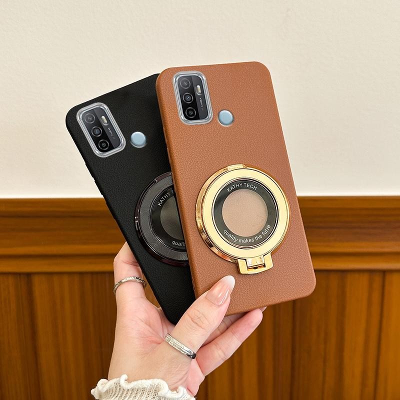 HP Soft Case Silikon Untuk OPPO A53 OPPOA53 CPH2127 CPH2131 Casing terbaru Phone Cover Berdiri Mengu