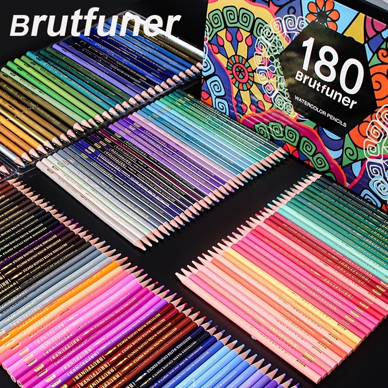 

Brutfuner Premium Oil-based Colored Pencil Set - Non-toxic, 1.0-1.9mm lead, HB hardness - Suitable for art and daily use (48/72/