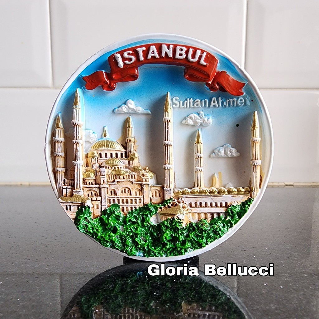 souvenir oleh oleh turkey istanbul sultan ahmet tempelan kulkas magnet negara turki turkiye