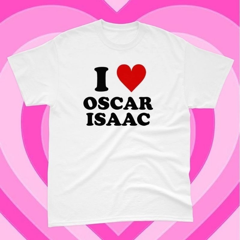 PROMO TSHIRT KAOS I LOVE OSCAR ISAAC BAJU ATASAN PREMIUM HIGH QUALITY CEWEK