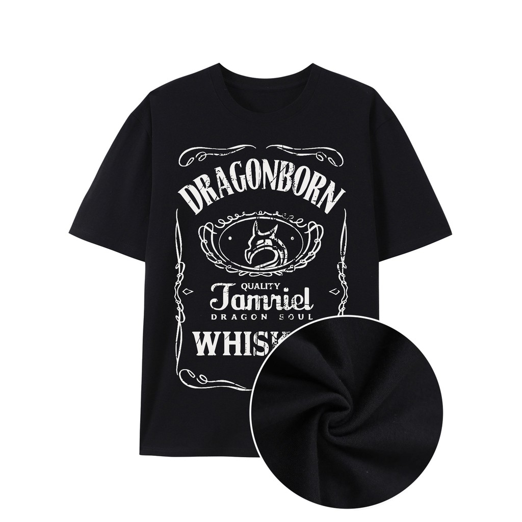 Kaos Pria Dragon Age Parodi Minuman Whiskey