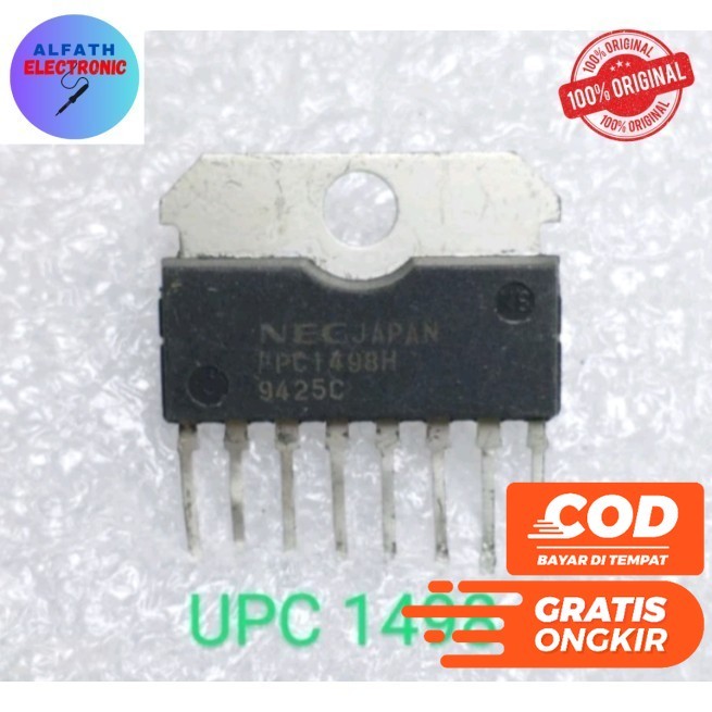 IC UPC1498H TRANSISTOR UPC 1498 H UPC 1498H NEC JAPAN