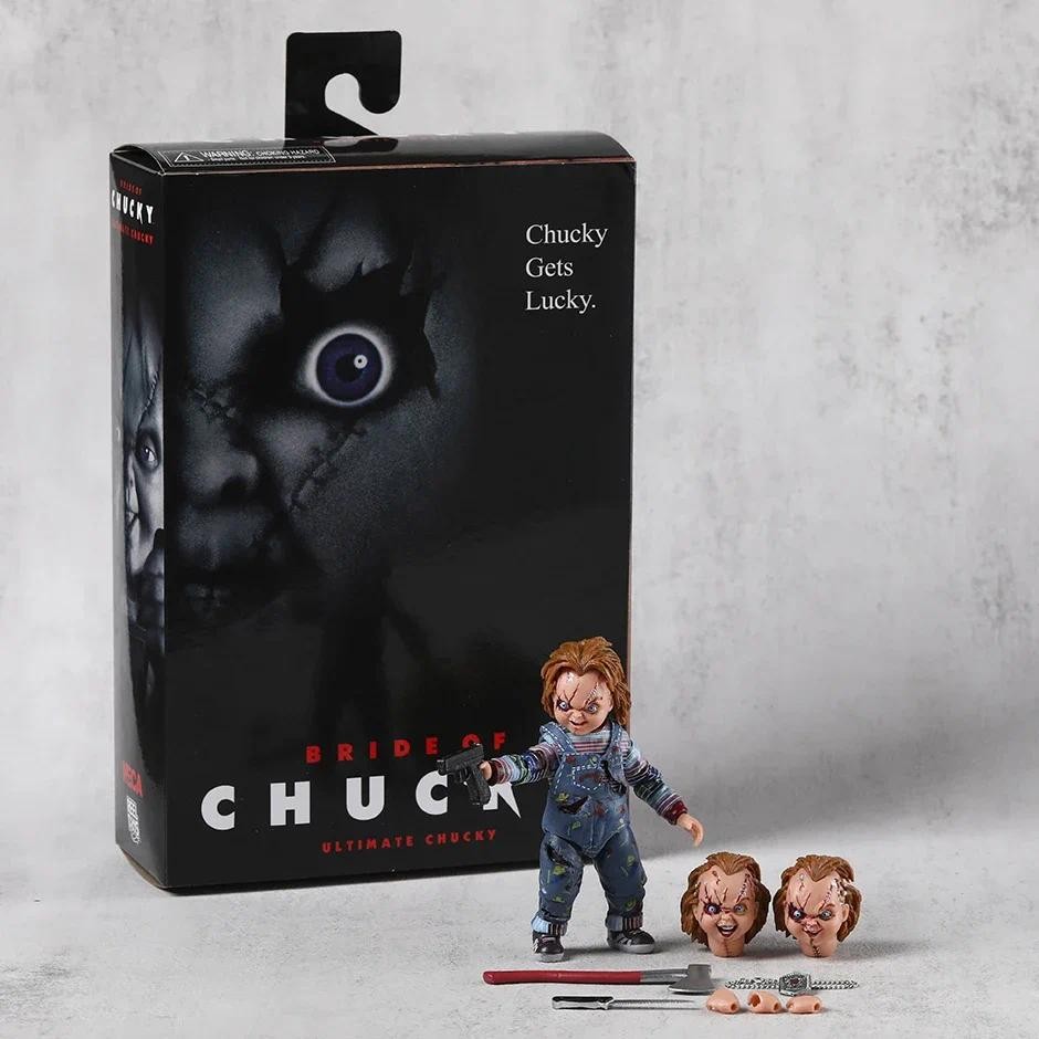 NECA Bride of Chucky Ultimate CHUCKY Collectible Action Figure Model Doll Decoration Toy