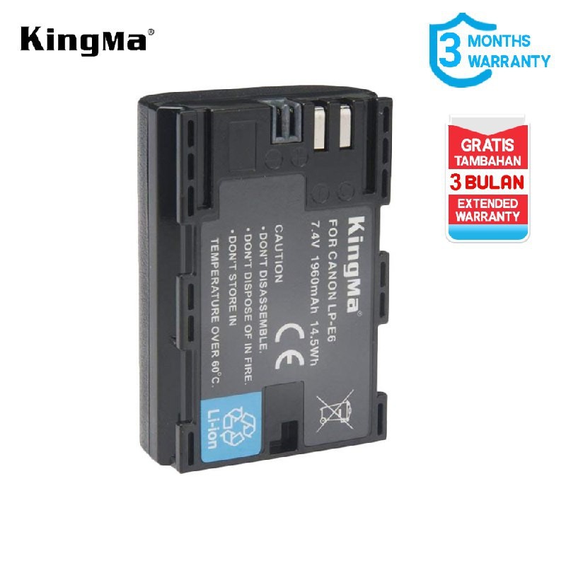 KINGMA Battery for Canon LP-E6