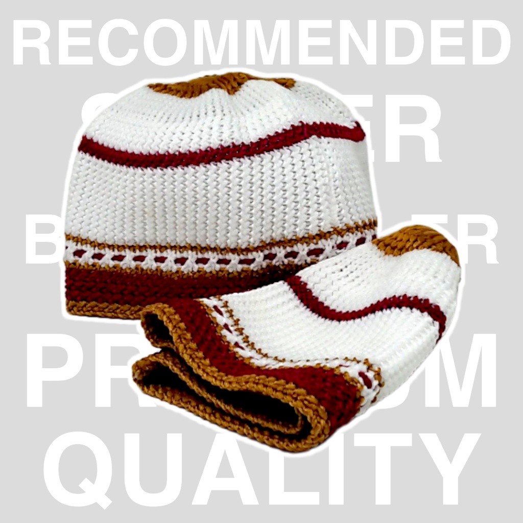 Peci Rajut Bayi / Kopyah Rajut Yaman / Peci Rajut Anak Laki Laki / Kopyah Rajut Dewasa / Peci Rajut 